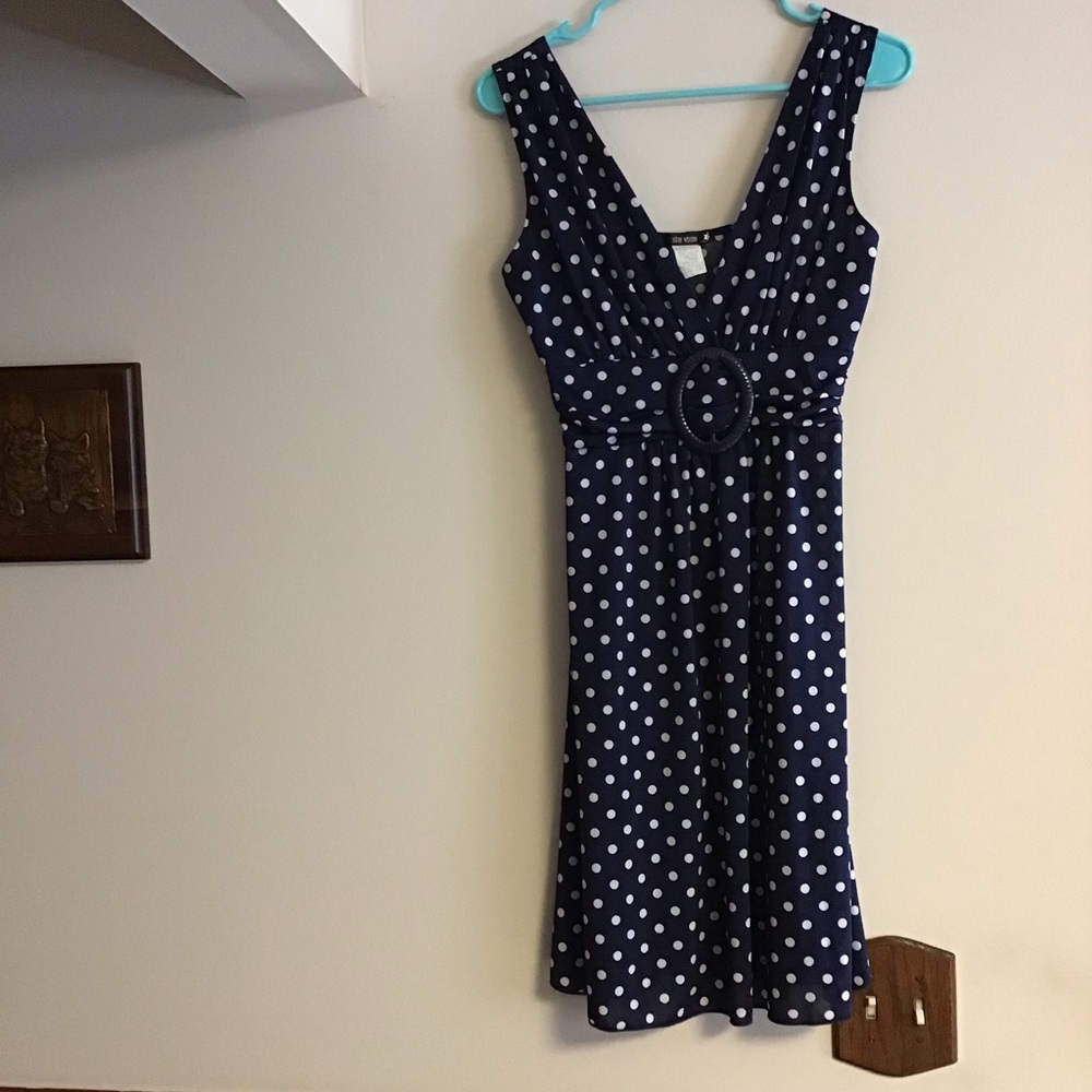 Star Vixen women’s polka dot dress. Size Large